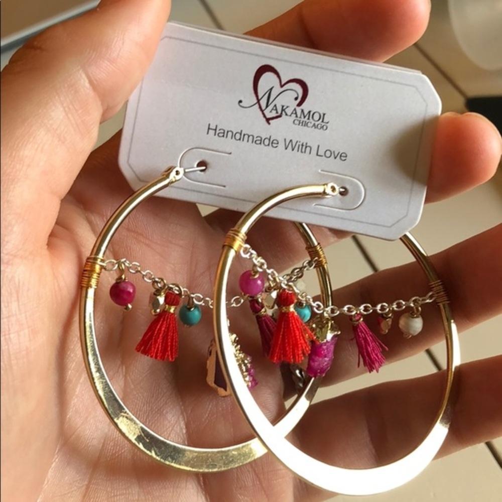 Nakamol hoop earrings